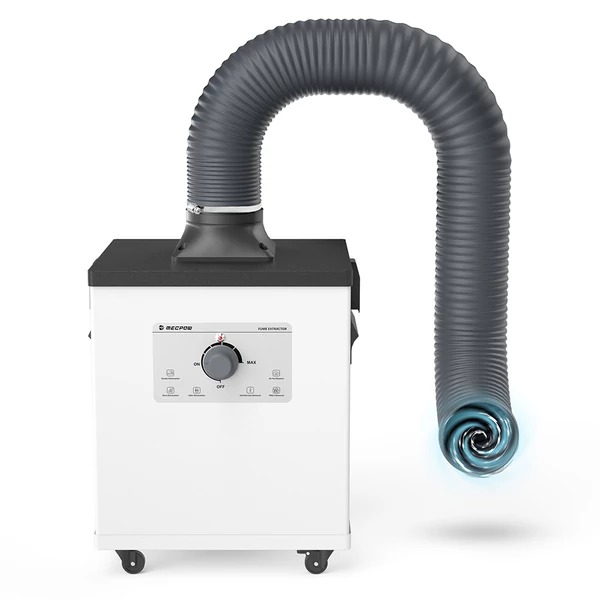 Mecpow P150 150W füstelszívó 3 lépcsős szűréssel + 2 db szűrő
