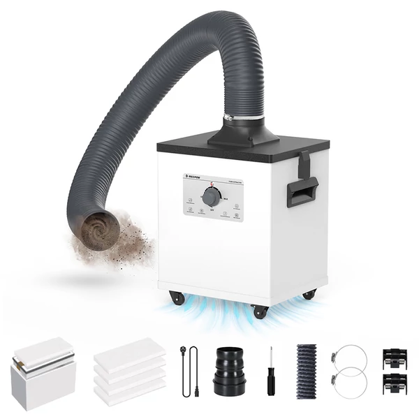 Mecpow P150 150W füstelszívó 3 lépcsős szűréssel + 2 db szűrő