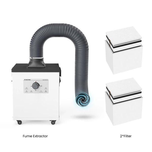 Mecpow P150 150W füstelszívó 3 lépcsős szűréssel + 2 db szűrő