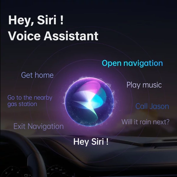 DriFox A22 vezetékesről vezeték nélküli CarPlay adapter, Plug & Play, automatikus csatlakozás, 5.8GHz, hangvezérlés