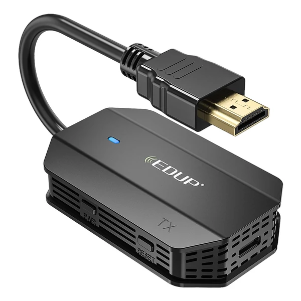 EDUP EH-WD9905 Vezeték nélküli HDMI adó és vevő, 30m hatótáv, Plug and Play, Android/Windows/iOS/Mac OS kompatibilis