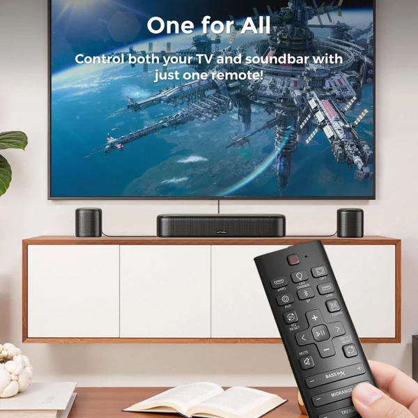 Ultimea Aura A60 7.1 hangprojektor + 2 pár Steady 310 állvány, okosalkalmazás, hangvezérlés, BassMX, 350W, HDMI eARC, 4 surround hangszóró, okostévéhez