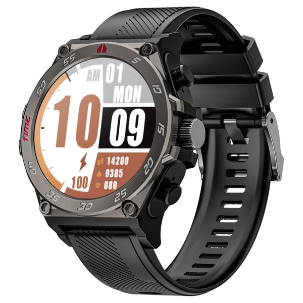 LOKMAT TIME GT 2 az 1-ben okosóra TWS fülhallgatóval, 1,508" AMOLED HD kijelző, 24 órás egészségfigyelés, AI hangasszisztens, 100+ sportmód