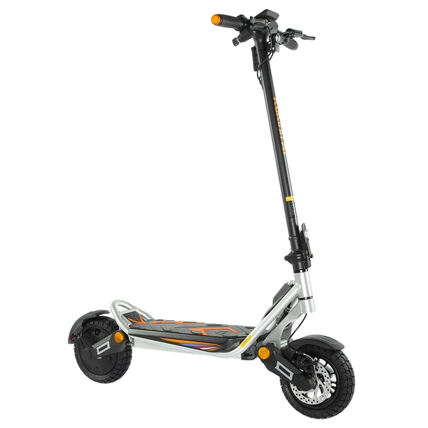 KuKirin A1 összecsukható elektromos roller, 800W motor, 48V 13Ah akkumulátor, 10” vákuumos gumi, 45 km/h, 45 km hatótáv, első-hátsó tárcsafék és rugózás