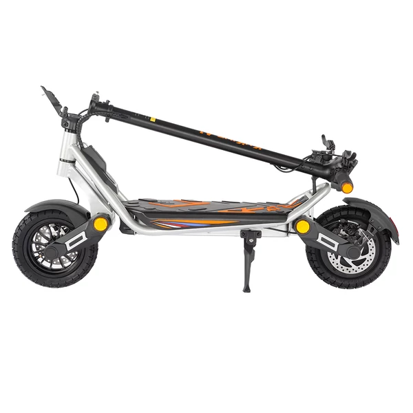 KuKirin A1 összecsukható elektromos roller, 800W motor, 48V 13Ah akkumulátor, 10” vákuumos gumi, 45 km/h, 45 km hatótáv, első-hátsó tárcsafék és rugózás