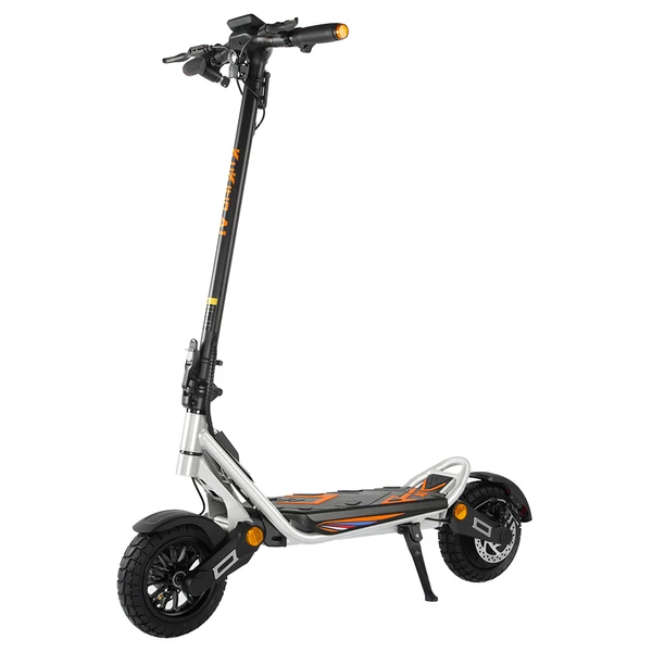KuKirin A1 összecsukható elektromos roller, 800W motor, 48V 13Ah akkumulátor, 10” vákuumos gumi, 45 km/h, 45 km hatótáv, első-hátsó tárcsafék és rugózás