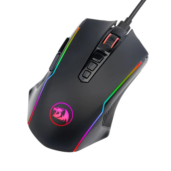 Redragon M910-KS RANGER LITE RGB vezeték nélküli/vezetékes gamer egér, 8000 DPI, gyors tűzgombbal