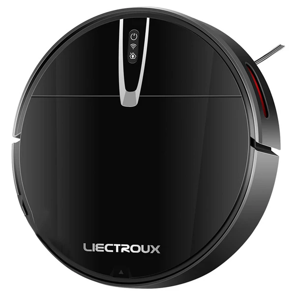 Liectroux V3S Pro robotporszívó, 4000Pa szívóerő, száraz-nedves feltörlés, 2D térképes navigáció, WiFi, memória
