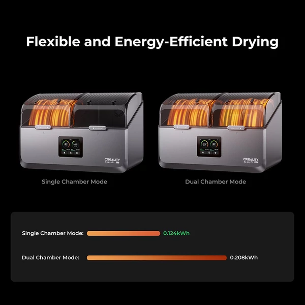 Creality SpacePi X4 filament szárító + 4 kg Pantone PLA filament – optimális nyomtatás, százszázalékos minőség