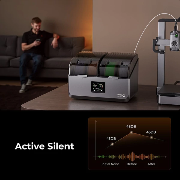 Creality SpacePi X4 filament szárító + 4 kg Pantone PLA filament – optimális nyomtatás, százszázalékos minőség
