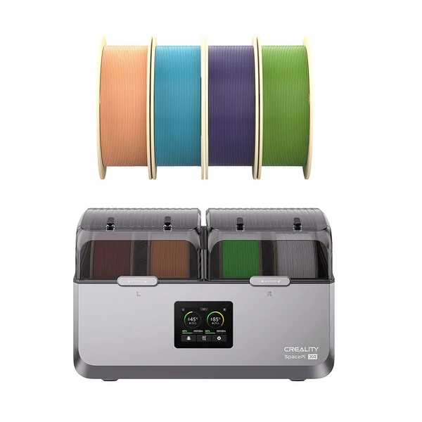 Creality SpacePi X4 filament szárító + 4 kg Pantone PLA filament – optimális nyomtatás, százszázalékos minőség