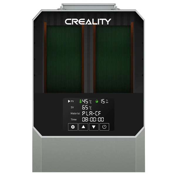 Creality Space Pi Plus szál-szárító box, 2 tekercses, 360°-os forrólevegős fűtés, 48 órás időzítő, LCD érintőkijelző