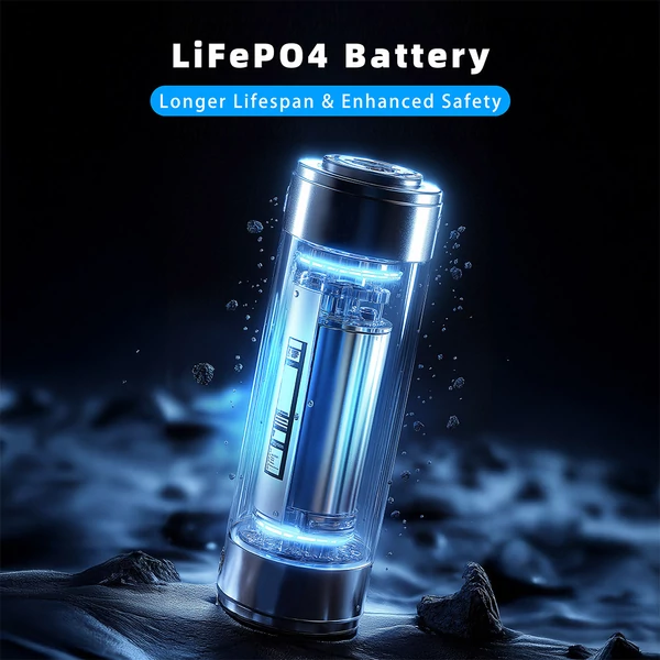 DaranEner YOUYO R100 hordozható energiaközpont 100W, 4 USB, 1 DC, 2 AC csatlakozó, 89,6Wh LiFePO4, LED, kompakt - Szürke