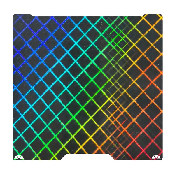 FYSETC 355x346mm nyomtató felépítőlap Bambu Lab H2D-hez - Kaleidoscope+Skynet kompatibilis
