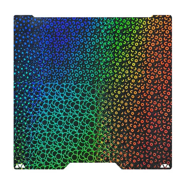 FYSETC 355x346mm nyomtató felépítőlap Bambu Lab H2D-hez - Kaleidoscope+Skynet kompatibilis