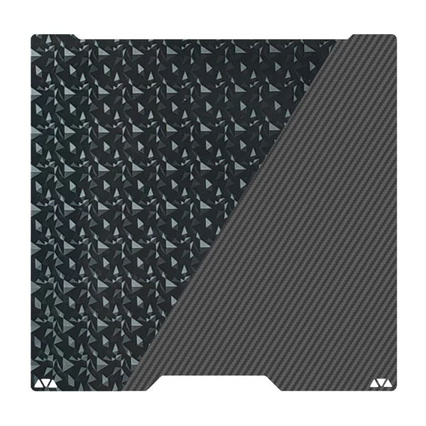 FYSETC 355x346mm nyomtató felépítőlap Bambu Lab H2D-hez - Gyémánt+karbonszál