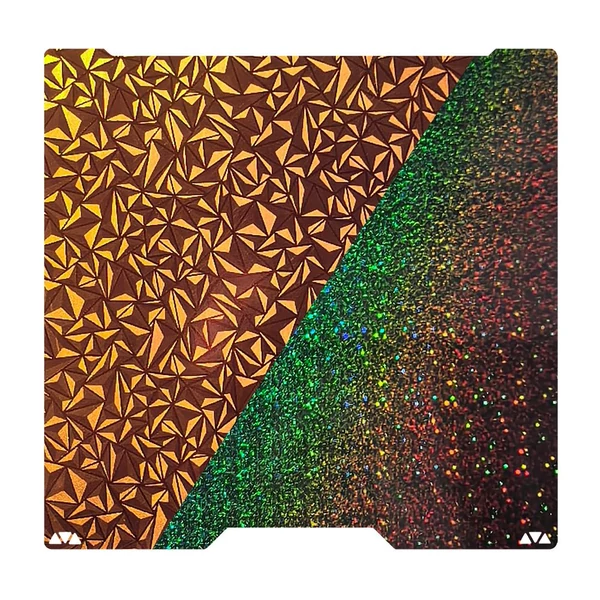 FYSETC 355x346mm nyomtató felépítőlap Bambu Lab H2D-hez - Kaméleon+csillagos éj