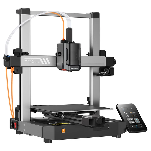 Anycubic Kobra 3 V2 Combo 3D nyomtató + 4kg szivárvány PLA filament – Precíz, színes nyomtatás, profi minőség