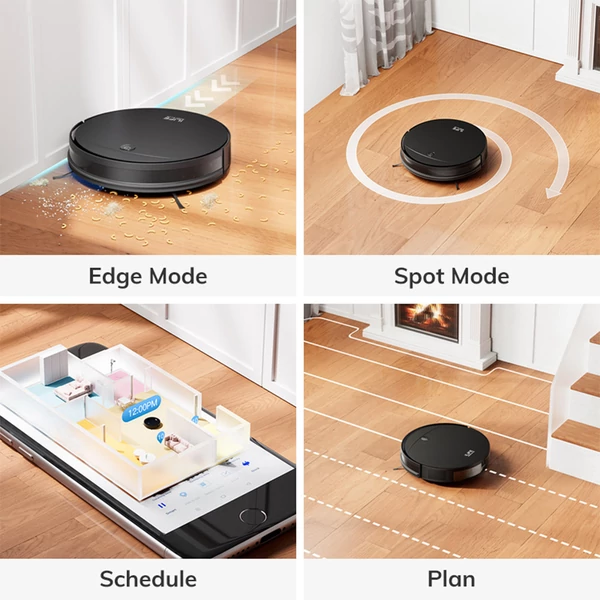 ILIFE V10 robotporszívó, 5000Pa szívóerő, 120 perc üzemidő, giroszkópos navigáció, önálló töltés, WiFi, applikáció, Alexa vezérlés