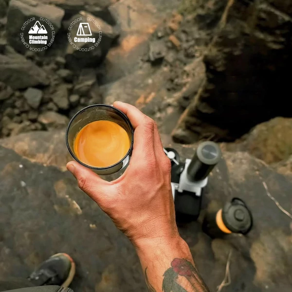 HIBREW H4C kézi hordozható espresso készítő – kávéfőző kempinghez, utazáshoz és otthoni használatra, zöld – klasszikus