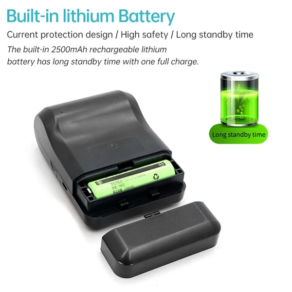 H20 58mm kompakt hőnyomtató, vezeték nélküli Bluetooth és USB, étterem, kiskereskedelem, kisvállalkozás számára