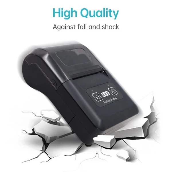 H20 58mm kompakt hőnyomtató, vezeték nélküli Bluetooth és USB, étterem, kiskereskedelem, kisvállalkozás számára