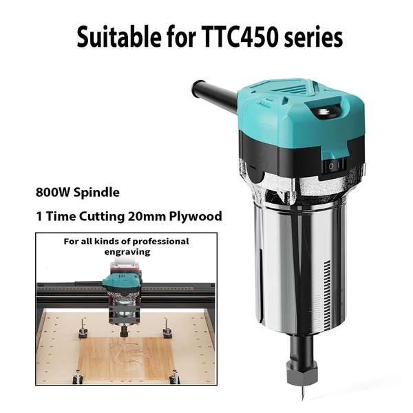 Two Trees 800W 30000 ford/perc. fa maró gyorsszerszám TTC450 sorozathoz – precíz faipari megoldás