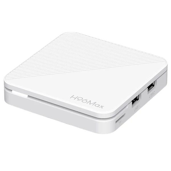 H96 Max H313 Android 14 TV Box, 2GB RAM 16GB ROM, 4K UHD, WiFi 6, Chromecast, Google Play, HDMI, USB, Ethernet, TF kártya támogatás