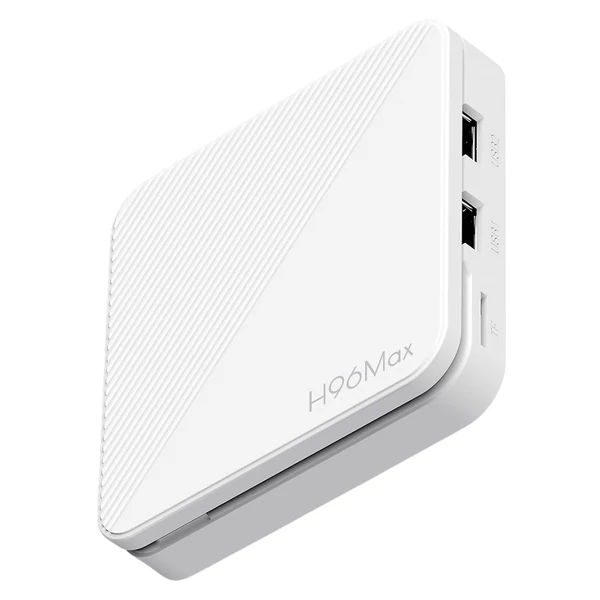 H96 Max H313 Android 14 TV Box, 2GB RAM 16GB ROM, 4K UHD, WiFi 6, Chromecast, Google Play, HDMI, USB, Ethernet, TF kártya támogatás