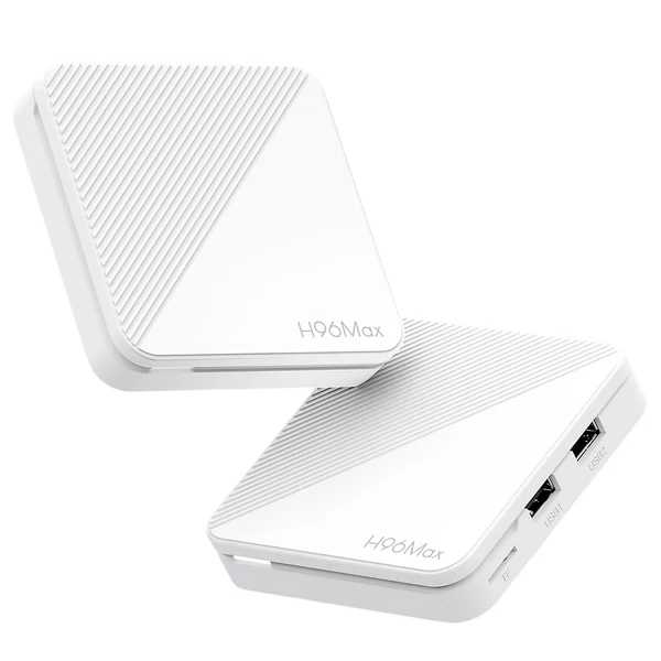 H96 Max H313 Android 14 TV Box, 2GB RAM 16GB ROM, 4K UHD, WiFi 6, Chromecast, Google Play, HDMI, USB, Ethernet, TF kártya támogatás