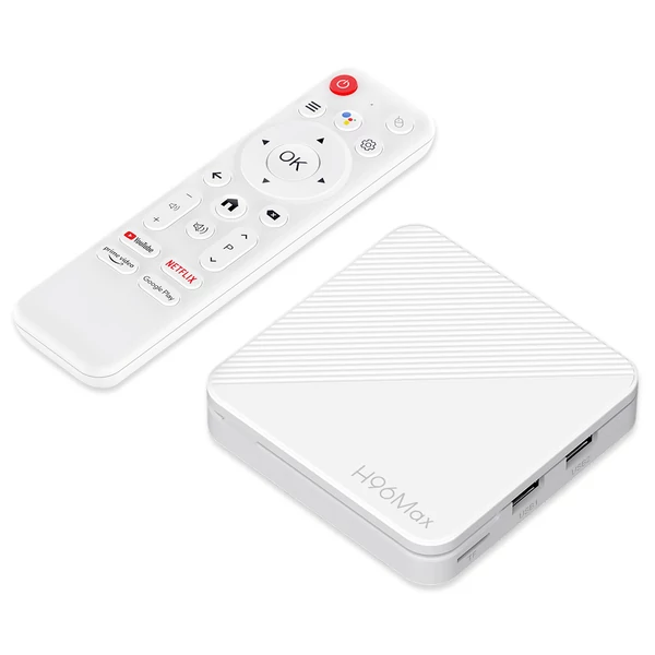 H96 Max H313 Android 14 TV Box, 2GB RAM 16GB ROM, 4K UHD, WiFi 6, Chromecast, Google Play, HDMI, USB, Ethernet, TF kártya támogatás
