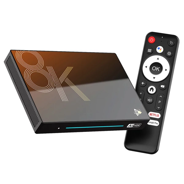 H96 Max M9S Android 14 TV Box – 8GB RAM, 128GB ROM, 8 magos RK3576, 8K AV1, WiFi 6, Bluetooth 5.4, HDMI2.1, USB3.0, gigabites LAN, SPDIF, audio