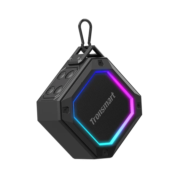 Tronsmart Groove 2 10W Vezeték nélküli Bluetooth hangszóró, erőteljes basszus, IPX7 vízálló, fürdőszobai hangszóró, TWS, 2 EQ mód