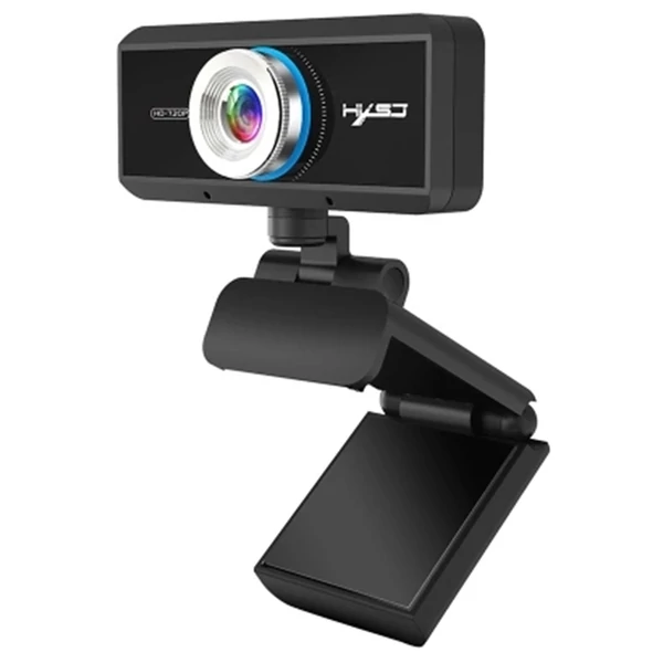 HXSJ S90 720P HD webkamera USB-vel, állítható szög, automatikus színkorrekció, beépített mikrofon laptophoz, PC-hez