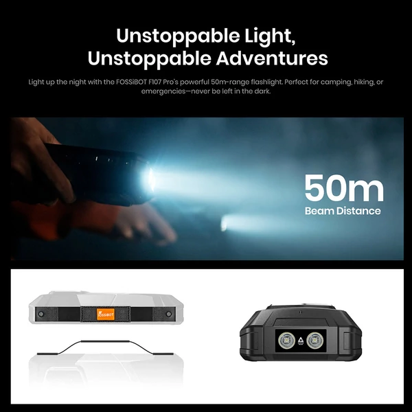 FOSSiBOT F107 Pro strapabíró okostelefon, 12+512GB, 6,95" kijelző, 28 000mAh akkumulátor, 200MP AI kamera, 66W gyorstöltés, éjjellátó, 5G