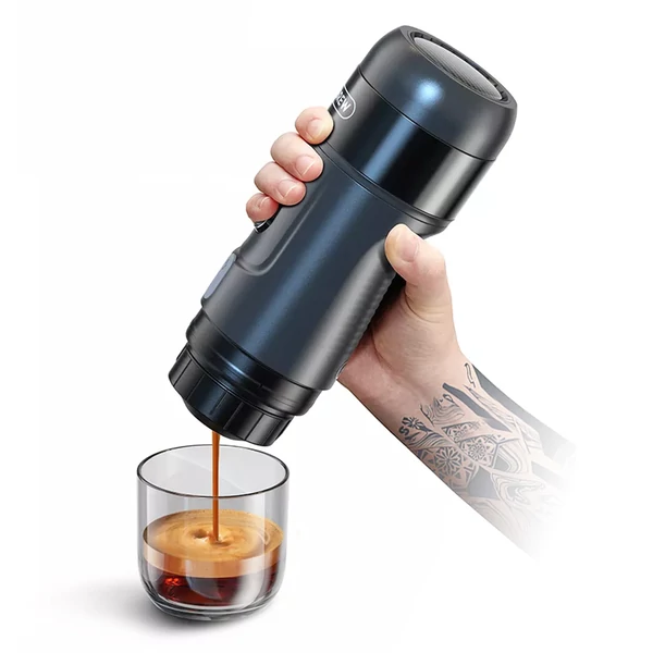 HiBREW H4A 80W hordozható 3 az 1-ben eszpresszó kávéfőző autóba és otthonra, ajándékdobozban
