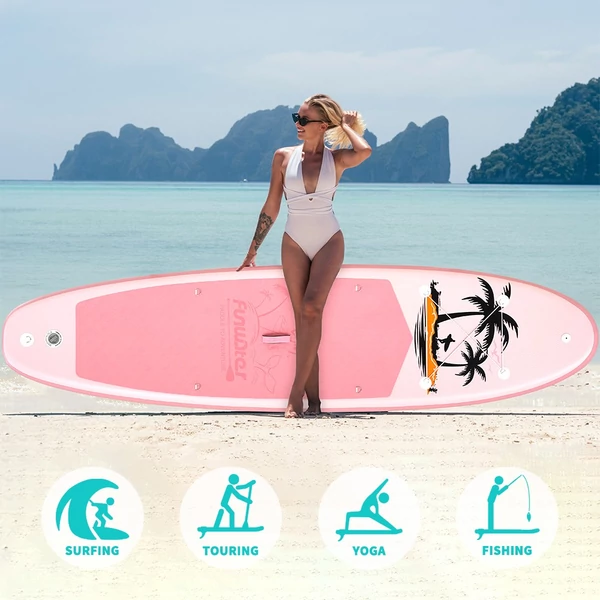 FunWater SUPFW37B stand up paddle board 335x84x15 cm – könnyű, stabil vízi evezős deszka 165 kg teherbírással, sokoldalú paddle boardozáshoz