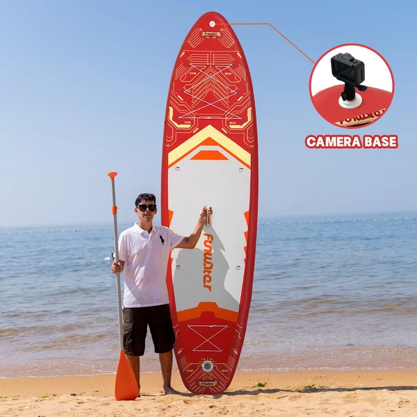 FunWater SUPFW50C stand up paddle board 350x90x15 cm – könnyű, stabil vízi evezős deszka, 200 kg teherbírással, tökéletes paddle boardozáshoz