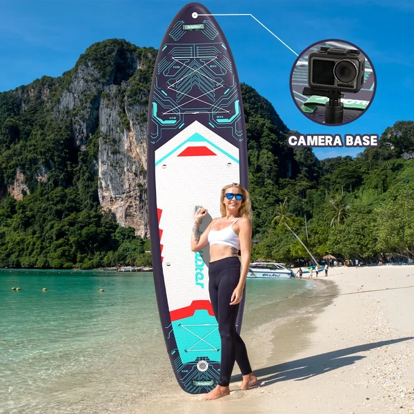 FunWater SUPFW50B stand up paddle board 350x90x15 cm – könnyű, stabil evezős deszka vízi sporthoz, max 150 kg teherbírással