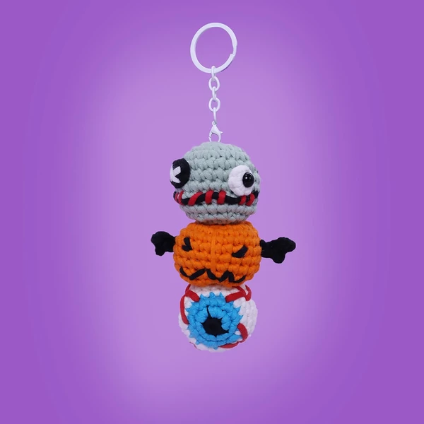 NestledCrafts Halloween horgolókészlet kezdőknek, amigurumi kötőkészlet lépésről lépésre videó útmutatóval – BooBalls