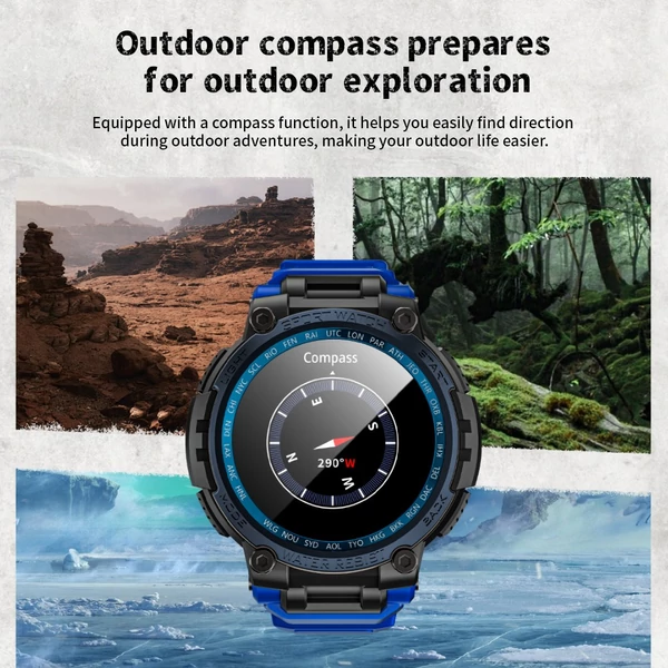 LOKMAT ATTACK MAX okosóra, 1,53" kijelző, Bluetooth hívás, 100+ sport mód, mesterséges intelligencia, pulzus- és véroxigénmérés