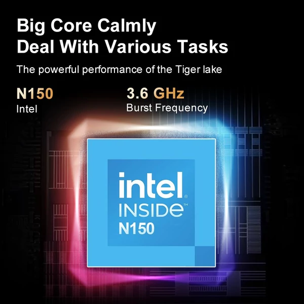 Ninkear N15 Air laptop, 15,6" FHD IPS, Intel N150 4 mag 3.6GHz, 16GB RAM, 512GB SSD, WiFi 2.4/5GHz, Bluetooth 5.0, Type-C, HDMI, ujjlenyomat-olvasó, 6000mAh