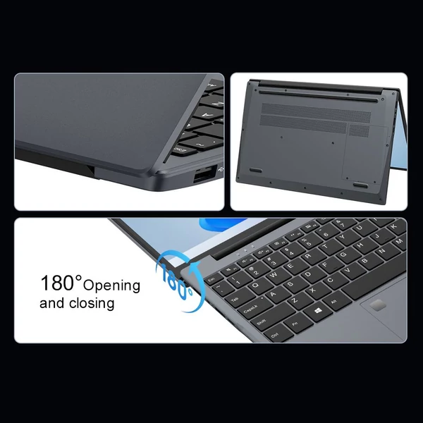 Ninkear N15 Air laptop, 15,6" FHD IPS, Intel N150 4 mag 3.6GHz, 16GB RAM, 512GB SSD, WiFi 2.4/5GHz, Bluetooth 5.0, Type-C, HDMI, ujjlenyomat-olvasó, 6000mAh