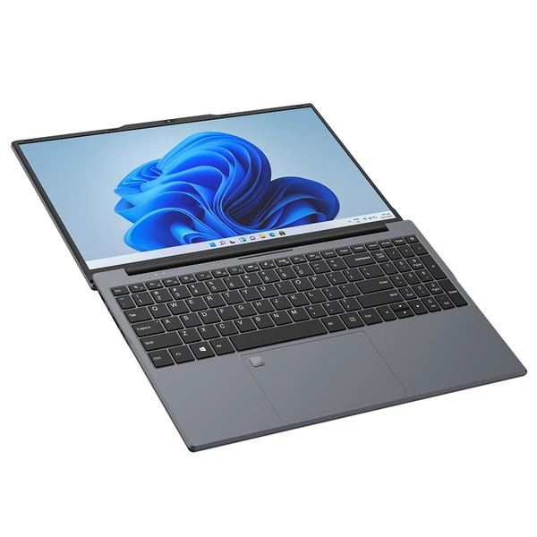 Ninkear N15 Air laptop, 15,6" FHD IPS, Intel N150 4 mag 3.6GHz, 16GB RAM, 512GB SSD, WiFi 2.4/5GHz, Bluetooth 5.0, Type-C, HDMI, ujjlenyomat-olvasó, 6000mAh