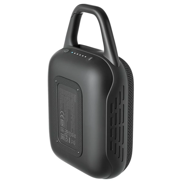 Tronsmart Mirtune H1 hordozható bluetooth hangszóró, 8W, vízálló IPX7, kompakt, strapabíró vezeték nélküli zenelejátszó - Fekete