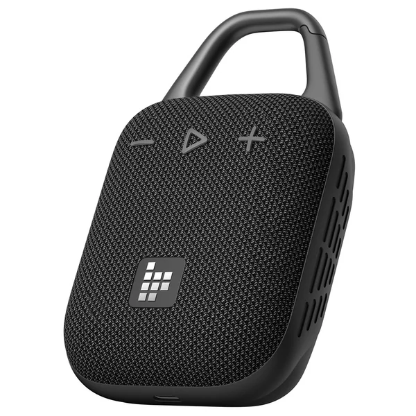 Tronsmart Mirtune H1 hordozható bluetooth hangszóró, 8W, vízálló IPX7, kompakt, strapabíró vezeték nélküli zenelejátszó - Fekete