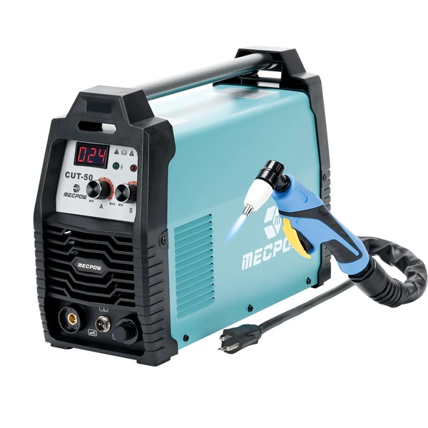 Mecpow CUT-50 plazmavágó, 50A, 10mm tiszta vágás, 15mm vágás, IGBT inverter, 110/220V, kontaktív ívindítás