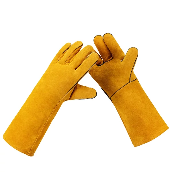 Mecpow 45 cm bőr hegesztő kapucni + 40 cm hőálló hegesztőkesztyűk