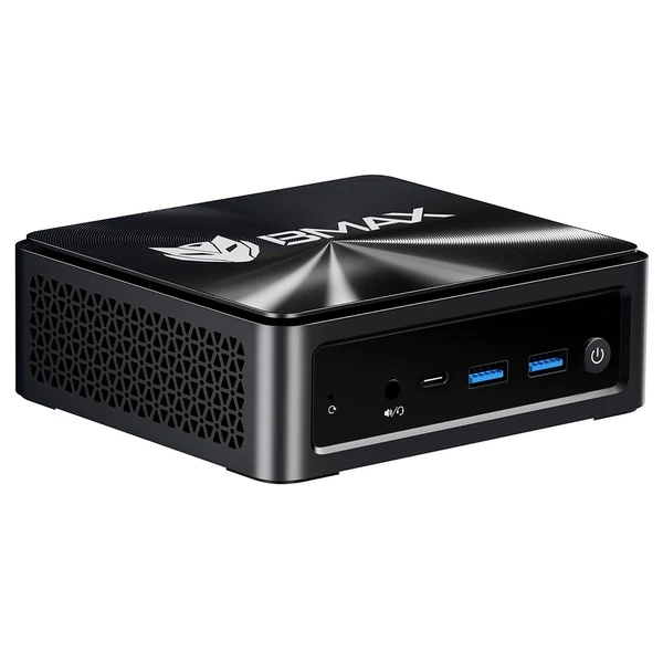 BMAX B7A Pro Mini PC, Ryzen 5 7430U, 16GB RAM, 512GB SSD, 4K Tripla kijelző, WiFi 6, Bluetooth 5.2