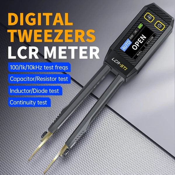 FNIRSI LCR-ST1 Mini okos csipesz LCR mérő és ESR mérő készülék
